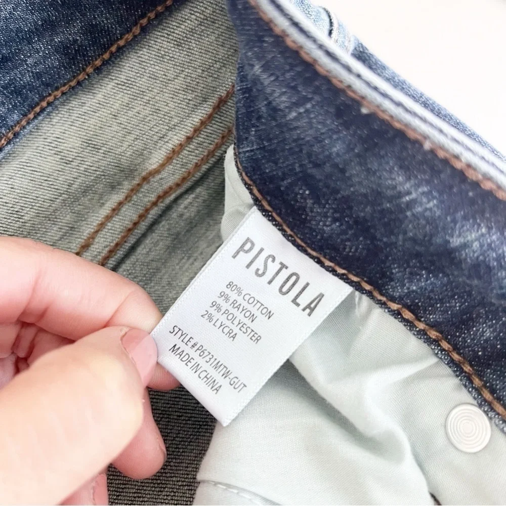 Pistola Ankle Audrey Medium Wash High Rise Jeans